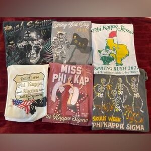Phi Kappa Sigma Graphic T-Shirts Bundle